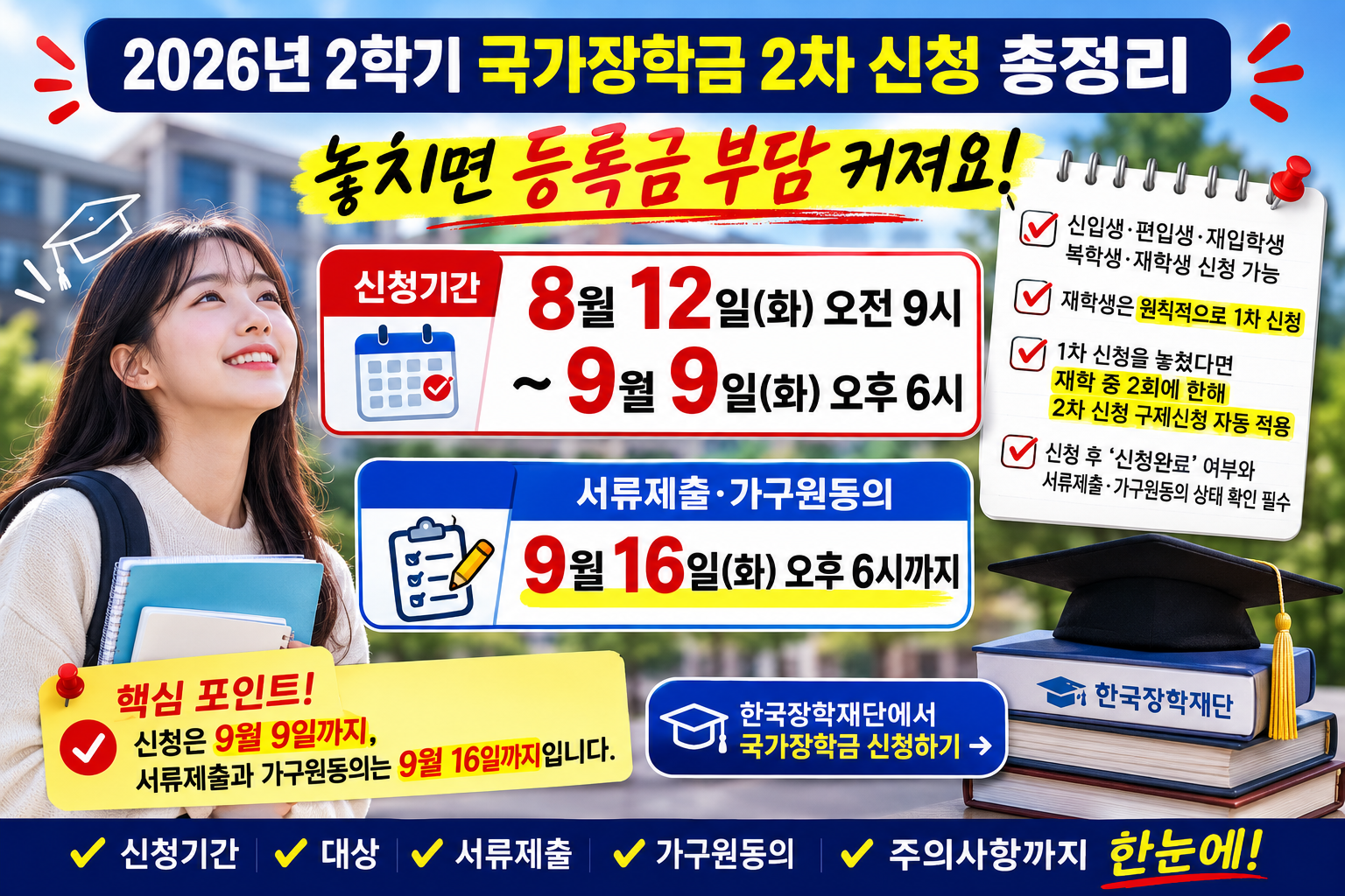 2026 국가장학금 2차 신청